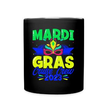 Mardi Gras Kreuzfahrt Crew 2023 Mardi Gras Geschen - Tasse einfarbig - Schwarz - Vorne