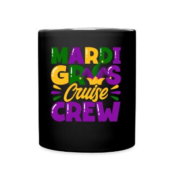 Mardi Gras Kreuzfahrt-Crew Mardi Gras Geschenk - Tasse einfarbig - Schwarz - Vorne