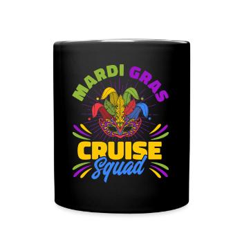 Mardi Gras Cruise Squad Mardi Gras Geschenk - Tasse einfarbig - Schwarz - Vorne