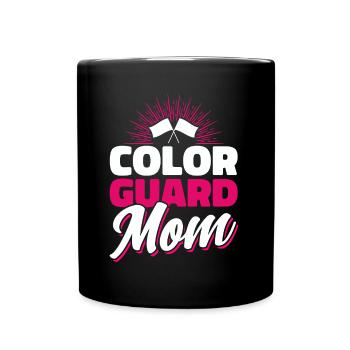 Color Guard Mom Flag Guard Cadeau - Mug uni - noir - Devant