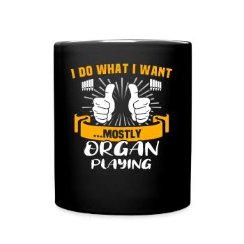 Organiste Orgue organiste - Mug uni - noir - Devant