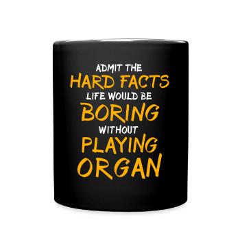 Organiste Orgue organiste - Mug uni - noir - Devant
