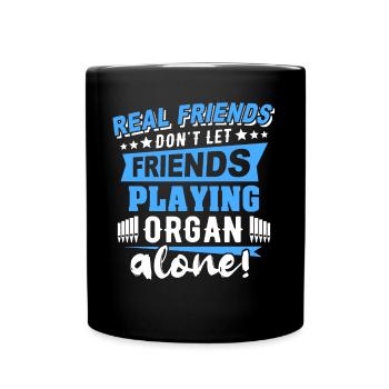Organiste Orgue organiste - Mug uni - noir - Devant