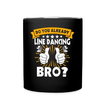 Line Dancer Line Dancing - Full Colour Mug - black - Front
