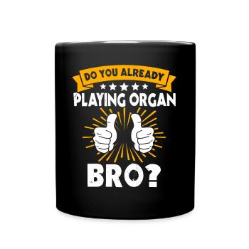 Organiste Orgue organiste - Mug uni - noir - Devant