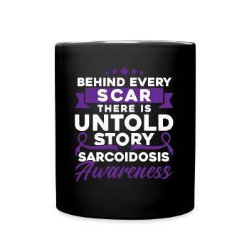 Sarkoidose Kämpfer Sarkoidose Überlebender Sarkoid - Tasse einfarbig - Schwarz - Vorne