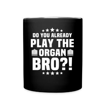 Organiste Orgue organiste - Mug uni - noir - Devant