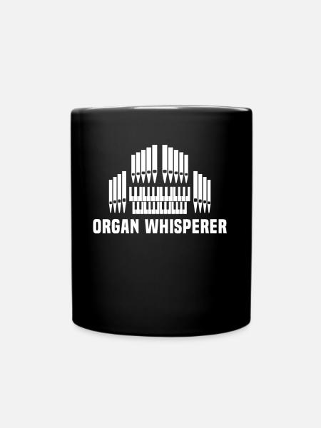 Organist Orgelspieler Orgel - Tasse einfarbig - Schwarz