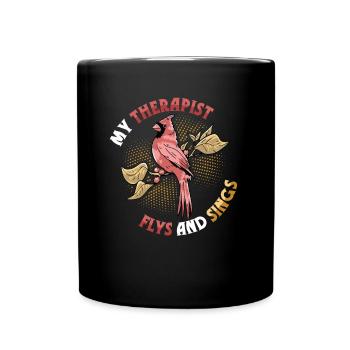 Birdwatcher, Bird lover, Pets - Full Colour Mug - black - Front