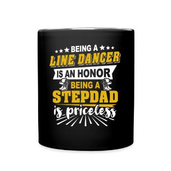 Danse en ligne Beaux-pères en ligne Danse en ligne Beau-père - Mug uni - noir - Devant