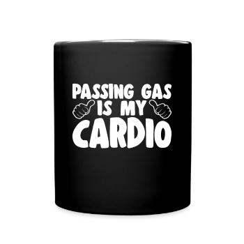 Anesthesiologist Passing Gas Is My Cardio Gifts - Tasse einfarbig - Schwarz - Vorne