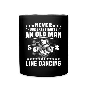 Danse en ligne Homme Danse en ligne Hommes - Mug uni - noir - Devant
