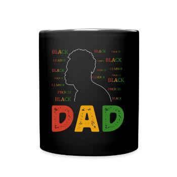 Black father Pride African father - Full Colour Mug - black - Front