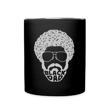 Père Africain Papa Afrique Roi Noir - Mug uni - noir - Devant