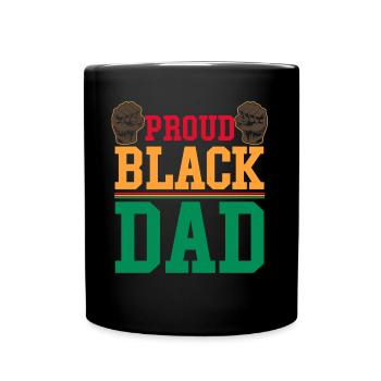African Father Africa King Afro Pride - Full Colour Mug - black - Front