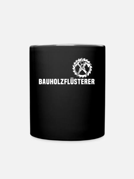 Zimmermann Zimmerer - Tasse einfarbig - Schwarz