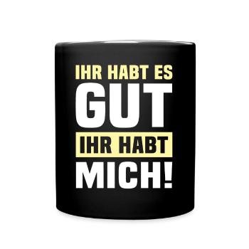 Tu l’as bien tu m’as - Mug uni - noir - Devant