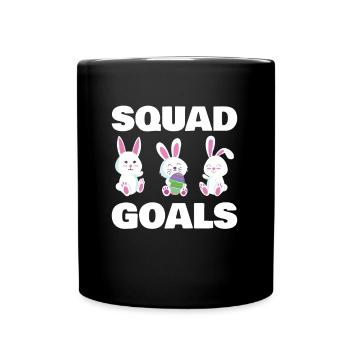 Squad goals for all Easter fans - Full Colour Mug - black - Front