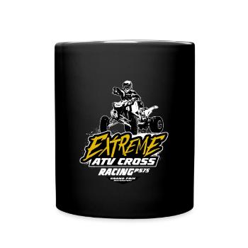 Quad Racing - ATV Racer - Tasse einfarbig - Schwarz - Vorne
