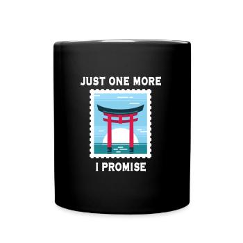 Stamp collecting - Full Colour Mug - black - Front