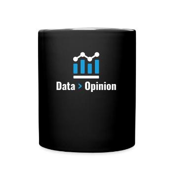 Datengutachten Für Alle Computerfreaks - Tasse einfarbig - Schwarz - Vorne