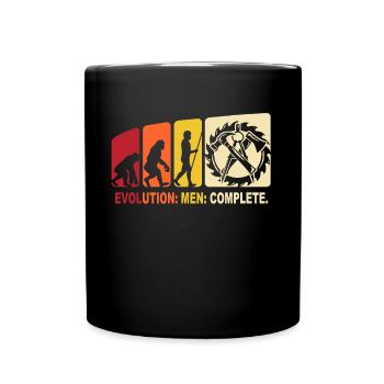 Zimmermann Evolution Zimmerer - Tasse einfarbig - Schwarz - Vorne