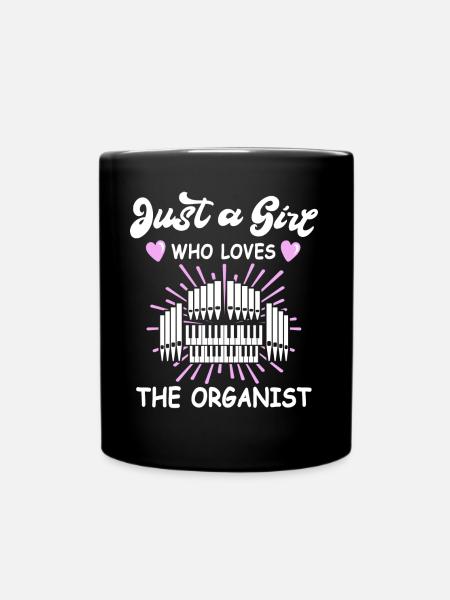 Orgelspieler Orgel Organisten - Tasse einfarbig - Schwarz