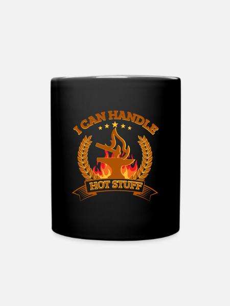 Forgeron Je peux gérer l’idée cadeau de trucs chauds - Mug uni - noir
