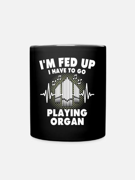 Kirchenorganist Organist - Tasse einfarbig - Schwarz