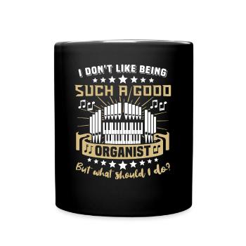 Organiste Orgue organiste - Mug uni - noir - Devant