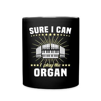 Organist Organ Organ Church Organ - Full Colour Mug - black - Front