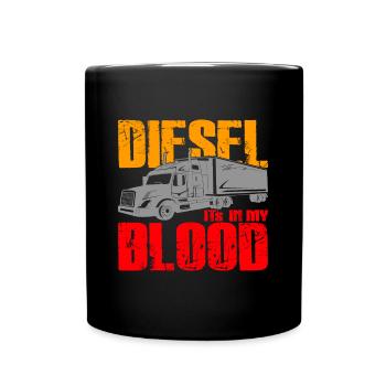 Trucking Art Truck Driver Trucker Lover Gifts - Tasse einfarbig - Schwarz - Vorne