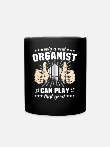 Organist Organist Organ - Full Colour Mug - black
