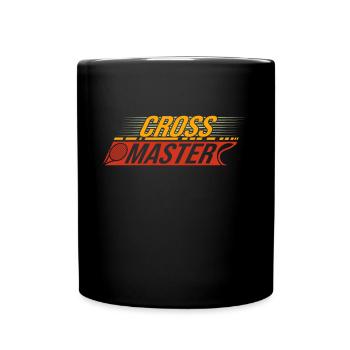 Tennis Art Cross Master Racket Sport Gift Idea - Tasse einfarbig - Schwarz - Vorne