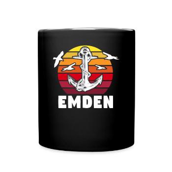 Vacances Emden Mer du Nord - Mug uni - noir - Devant