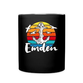 Vacances Emden Mer du Nord - Mug uni - noir - Devant