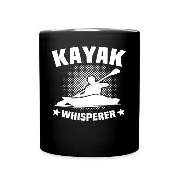 Kayaker Kayak Kayaking - Full Colour Mug - black - Front