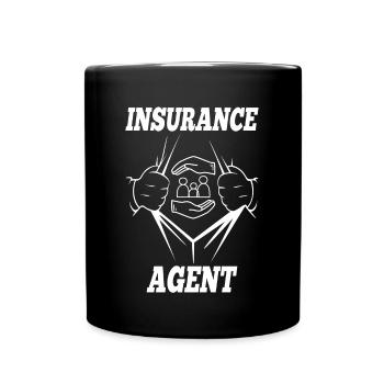 Insurance Agent Broker Salesman Gift Idea - Tasse einfarbig - Schwarz - Vorne