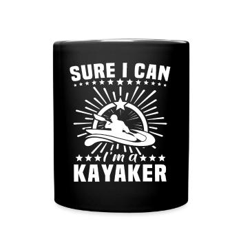 Kayakistes kayakistes - Mug uni - noir - Devant