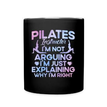 Le Pilates explique pourquoi j’ai raison cadeau - Mug uni - noir - Devant