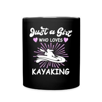 Kayak Filles Kayak - Mug uni - noir - Devant