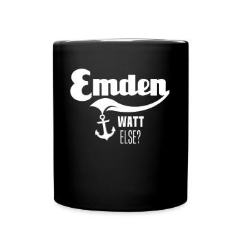 Emden Motif Emdener - Mug uni - noir - Devant