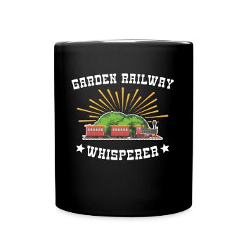Garden Railway Model Railway Gauge G - Full Colour Mug - black - Front