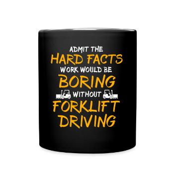 Forklift Forklift - Full Colour Mug - black - Front