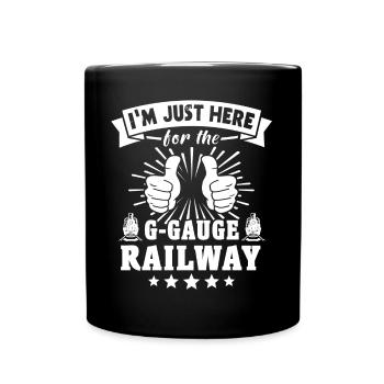 Chemin de fer de jardin Voie G Modèle de chemin de fer - Mug uni - noir - Devant