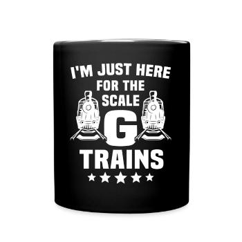 Garden Railway Gauge G Model Railway - Full Colour Mug - black - Front