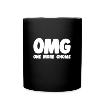 OMG Un autre Gnome Loverleaf Yard Gnome de jardin - Mug uni - noir - Devant