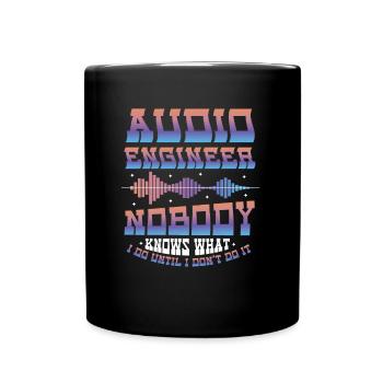 Sound engineer - Full Colour Mug - black - Front