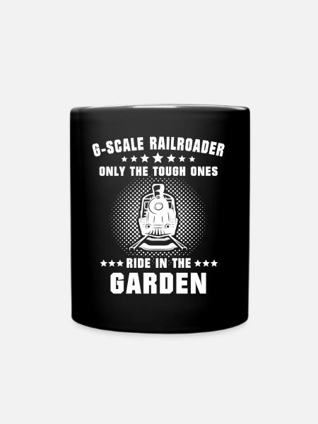 Gartenbahn Modellbahn Spur G - Tasse einfarbig - Schwarz