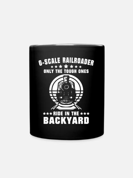 Gartenbahn Modellbahn Spur G - Tasse einfarbig - Schwarz